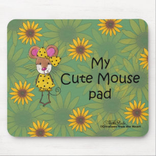 "Cute Mouse" Pad Mouse Pad