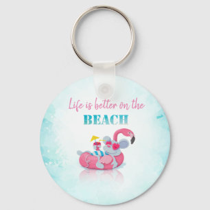 Cute Mouse Stylish Beach Key Ring