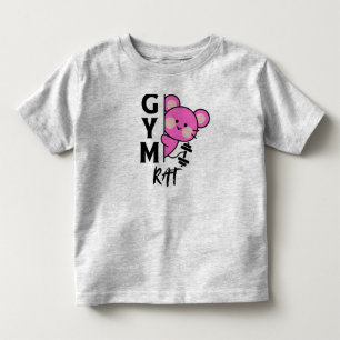 Cute Mouse Toddler Tee Fitness Baby Gift