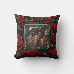 Cute Mr And Mrs 2ND Anniversary Throw Pillow