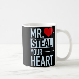 Cute Mr. Steal Your Heart Valentines Day Coffee Mug