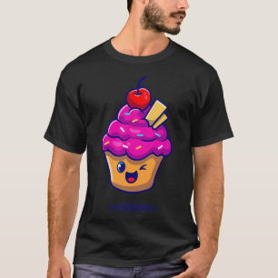Cute Muffin Cartoon Cute Family Gift idea for Mum  T-Shirt