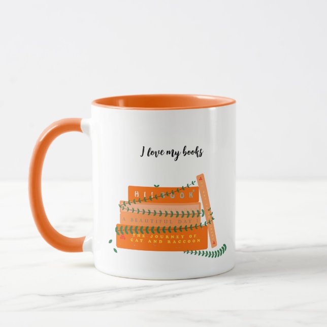 Cute Mug | I Love My Books (Left)
