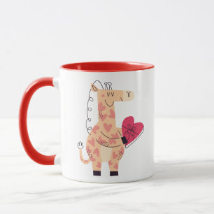 Cute mug with a giraffe