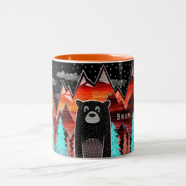 Cute mug with bear (Center)