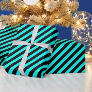 Cute Multi Colour Striped Pattern Wrapping Paper