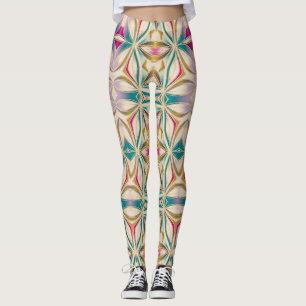 Cute multicolor fabric pattern"Ratti_Creative_Arts Leggings