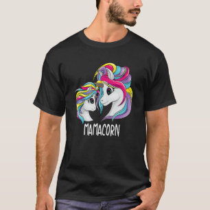 Cute Mum Baby Mama Unicorn  Mamacorn T-Shirt