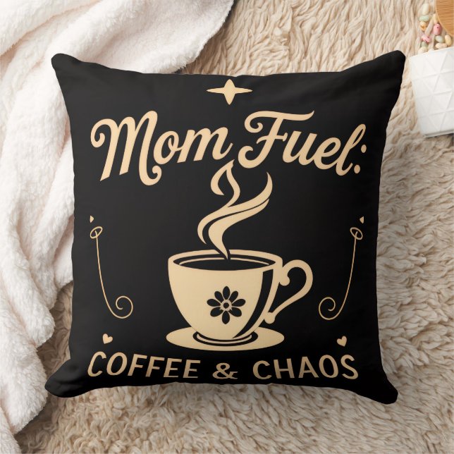 cute mum coffee design cushion (Blanket)