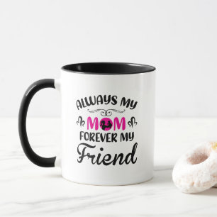 Cute Mum Friend word art  Mug