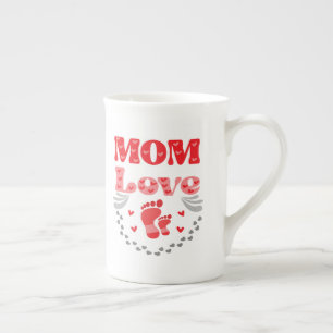 Cute Mum Love Bone China Mug