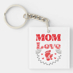 Cute Mum Love Key Ring