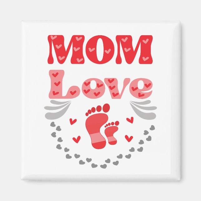 Cute Mum Love Magnet (Front)