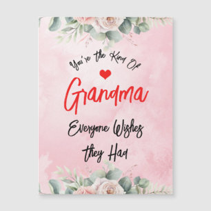 Cute Mum Mother's Day Lovely Grandma Custom Card