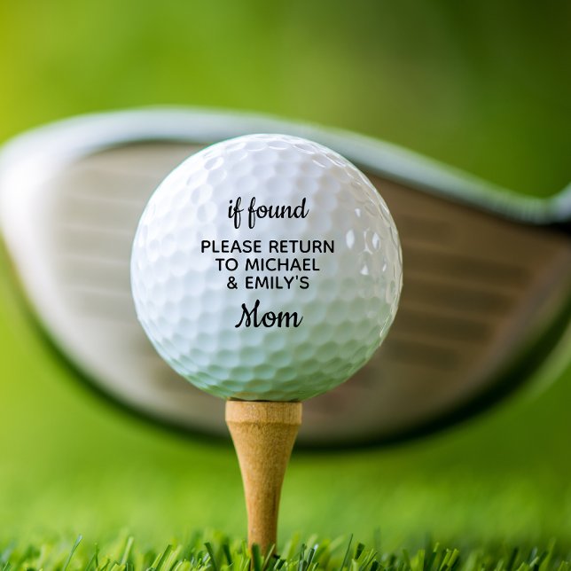 Cute Mum Personalised Golf Balls (Creator Uploaded)