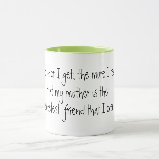 cute mum the best friendmother's day mug gift idea (Center)