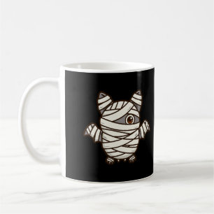 Cute Mummy Bat Halloween Coffee Mug