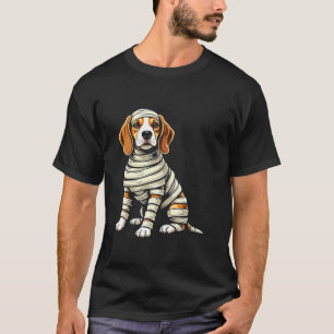 Cute Mummy Beagle Funny Dog Lover Halloween T Shir T-Shirt