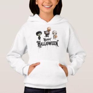 Cute Mummy, Cat & Frankenstein – Happy Halloween