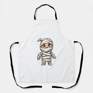 Cute Mummy Character � Halloween Costume Shirt Apron