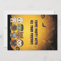 Cute mummy, Frankenstein, Dracula, werewolf   