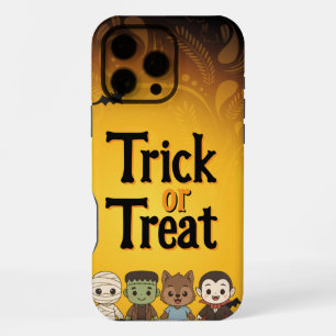 Cute mummy, Frankenstein, Dracula, werewolf    iPhone 16 Pro Max Case