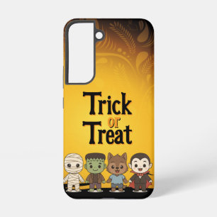 Cute mummy, Frankenstein, Dracula, werewolf Samsung Galaxy Case