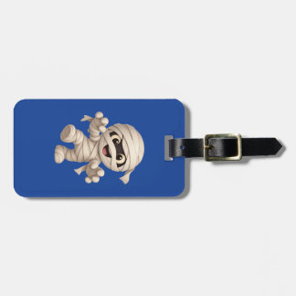 Cute Mummy Halloween Cartoon | Personalize Luggage Tag
