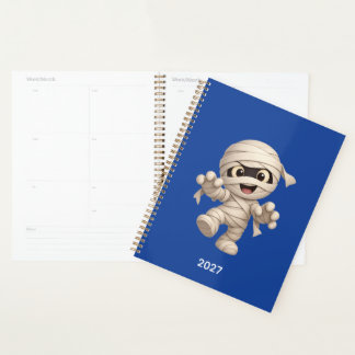 Cute Mummy Halloween Cartoon | Personalize Planner