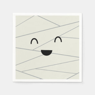 Cute Mummy Halloween Napkin