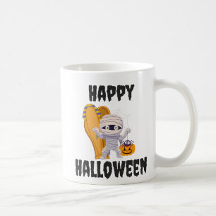 Cute Mummy HAPPY HALLOWEEN Coffee Mug