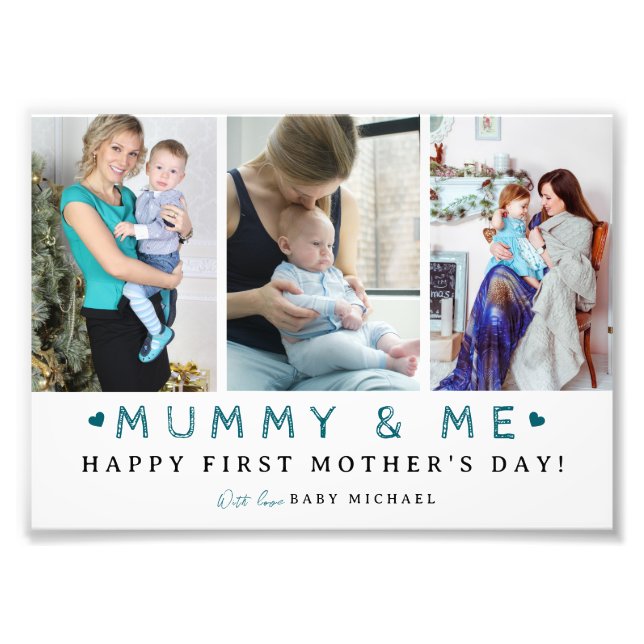 Cute 'Mummy & Me' Photo Collage | 1st Mother (Front)