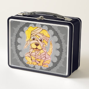 Cute Mummy Puppy – Young Dog Lover Design Metal Lunch Box