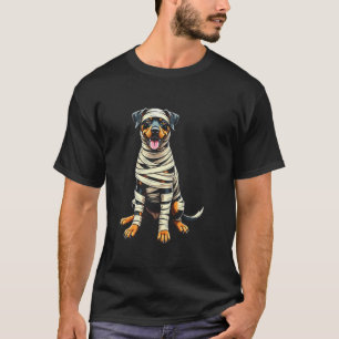 Cute Mummy Rottweiler Funny Dog Lover Halloween T T-Shirt