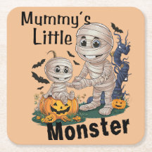 Cute Mummy’s Little Monster Funny Halloween Party