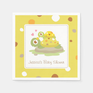 Cute Mummy Turtle Baby Shower Party Supplies Napkin