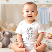 Cute Mummy's Baby Elephants Bodysuit