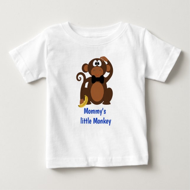 Cute Mummy's' Little Monkey Baby t-shirt (Front)