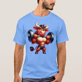 Cute Muscular Bull T-Shirt