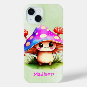 Cute Mushroom  iPhone 15 Case