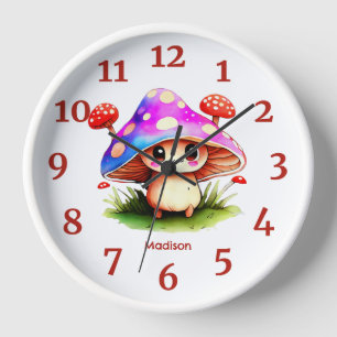 Cute Mushroom Clock