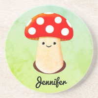 Cute Mushroom Drawing Custom Name