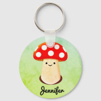 Cute Mushroom Drawing Custom Name