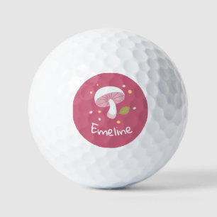 Cute Mushroom   Emma B.   Personalise    Golf Balls