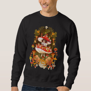 Cute Mushroom Fairy Grunge Fairycore Fairytale Fan Sweatshirt