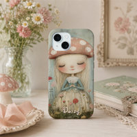 Cute Mushroom Fairy in a Flower Meadow Custom
