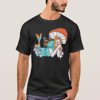 Cute Mushroom Fairy Woman T-Shirt