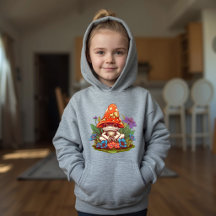 Cute Mushroom Frog Floral Fantasy