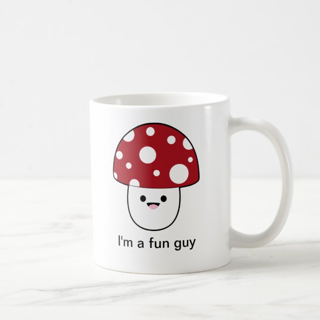 Cute Mushroom Fungi Coffee Mug (Right)