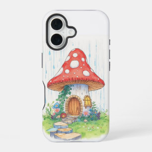 Cute Mushroom House iPhone Case – Fairy Cottage Ae
